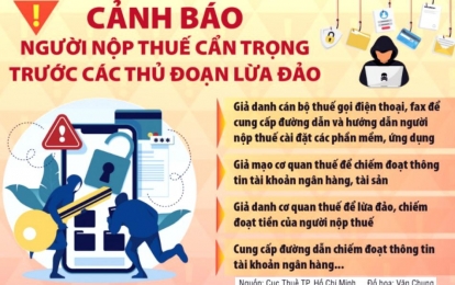 Cảnh báo giả danh cơ quan thuế lừa đảo