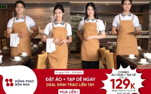 Đồng phục Bốn Mùa ra mắt The Modern Collection- Đồng phục thời trang cho ngành hàng F&B