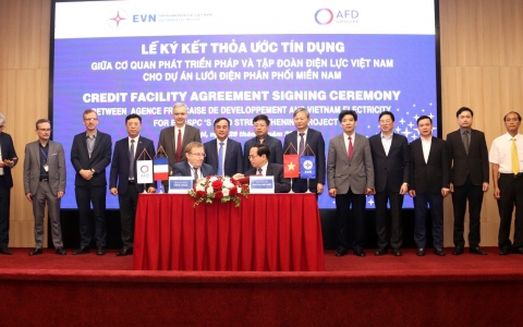 AFD và EVN ký thoả ước tín dụng vay 80 triệu euro không bảo lãnh Chính phủ