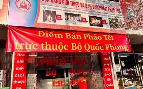 Cảnh báo đảm bảo quyền của người tiêu dùng khi mua pháo hoa của Bộ Quốc phòng