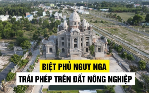 Choáng ngợp với biệt phủ nguy nga trái phép trên đất nông nghiệp ở Đồng Nai