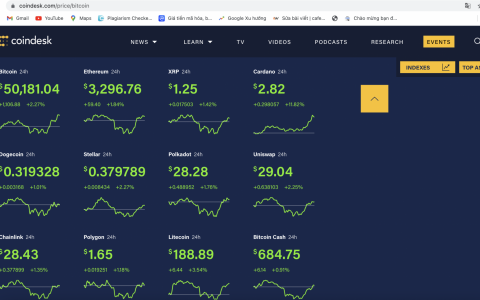 Giá Bitcoin hôm nay (ngày 23/8): Bitcoin chạm ngưỡng 50.000 USD