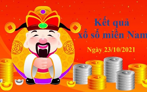 XSMN ngày 23/10: Kết quả xổ số miền Nam hôm nay thứ Bảy