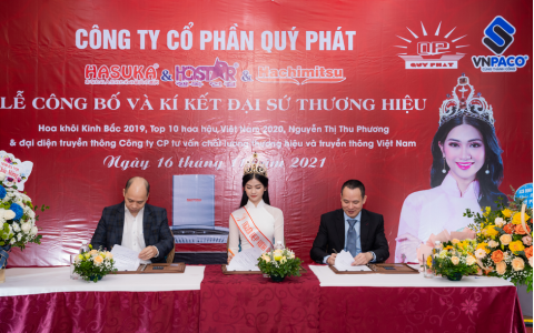 Công ty Cổ phần Quý Phát ra mắt đại sứ thương hiệu