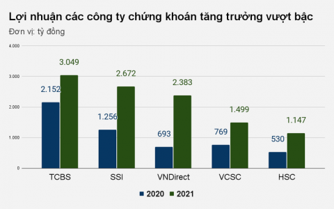 Năm hốt bạc của các công ty chứng khoán, quán quân lợi nhuận là ai?