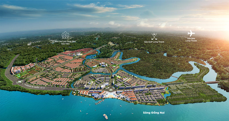 Phối cảnh dự án Izumi City (tên cũ: Waterfront City Đồng Nai)