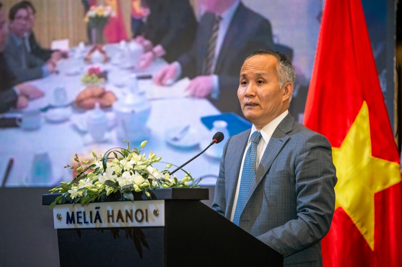 Thứ trưởng Bộ Công Thương Trần Quốc Khánh phát biểu khai mạc hội thảo