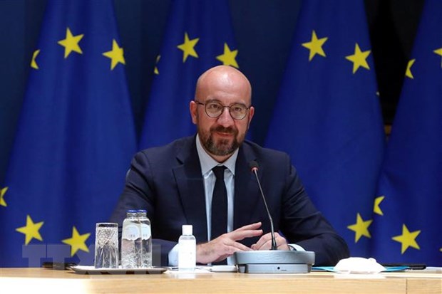 Chủ tịch Hội đồng châu Âu Charles Michel. (Ảnh: AFP/TTXVN)