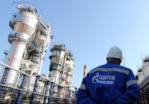 Gazprom đạt lợi nhuận ròng 2.500 tỷ Ruble (khoảng 41,4 tỷ USD) trong 6 tháng đầu năm. (Ảnh: Bloomberg)