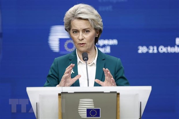 Chủ tịch Ủy ban châu Âu (EC) Ursula von der Leyen. (Ảnh: AFP/TTXVN)