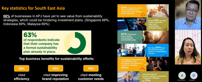 Đại diện SAP Đông Nam Á chia sẻ một số kết quả từ nghiên cứu do Oxford Economics và SAP phối hợp thực hiện