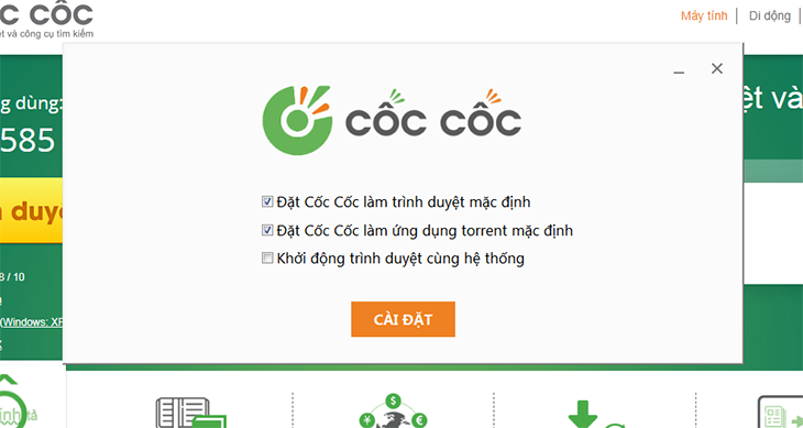 Tải, download Cốc Cốc - Trình duyệt web miễn phí dành cho máy tính và thiết bị di động