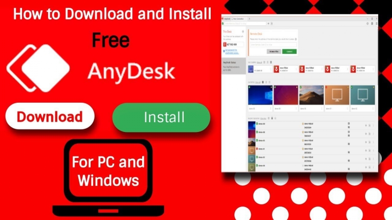 Tải, download AnyDesk - Phần mềm điều khiển máy tính từ xa nhanh nhất