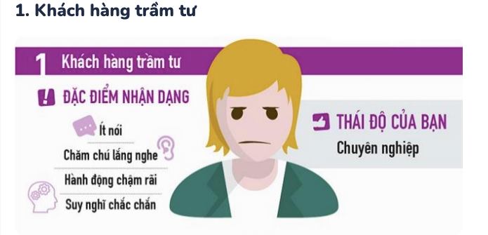 Khách hàng trầm tư (Ảnh: Internet)