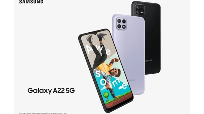 Galaxy A22 5G được trang bị chip ổn Dimensity 700, RAM lớn 8 GB, chơi game mượt