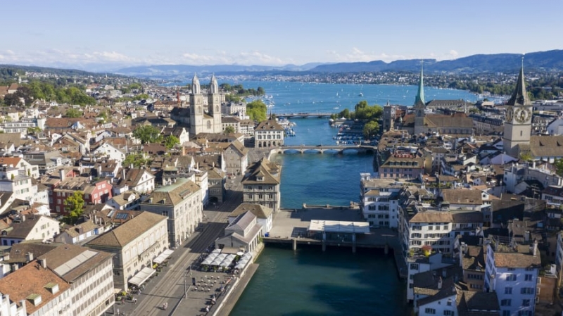 Zurich, Thụy Sĩ: Thụy Sĩ có ba thành phố trong danh sách 10 thành phố hàng đầu năm nay