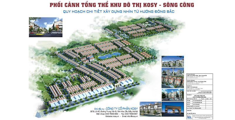 Dự án khu đô thị Kosy Sông Công, thành phố Sông Công