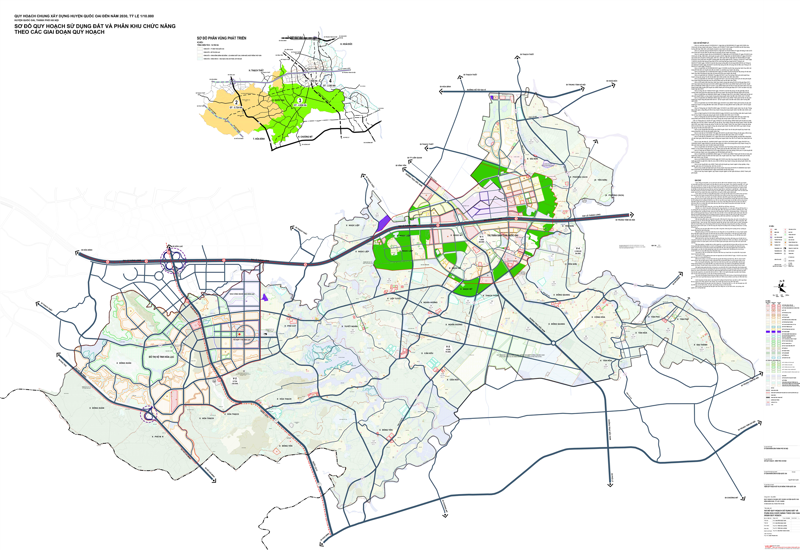 Bản đồ quy hoạch huyện Quốc Oai đến 2030 (Ảnh minh hoạ)