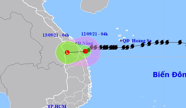 bão số 5 Áp thấp nhiệt đới