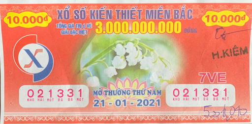 Vé số trúng thưởng cần phải được giữ cẩn thận, còn nguyên vẹn và không bị rách, nát, tẩy sửa hay xóa. Mọi thông tin đã được in trên tờ vé số đều là thông tin chính xác và chúng được in ấn đúng với quy định