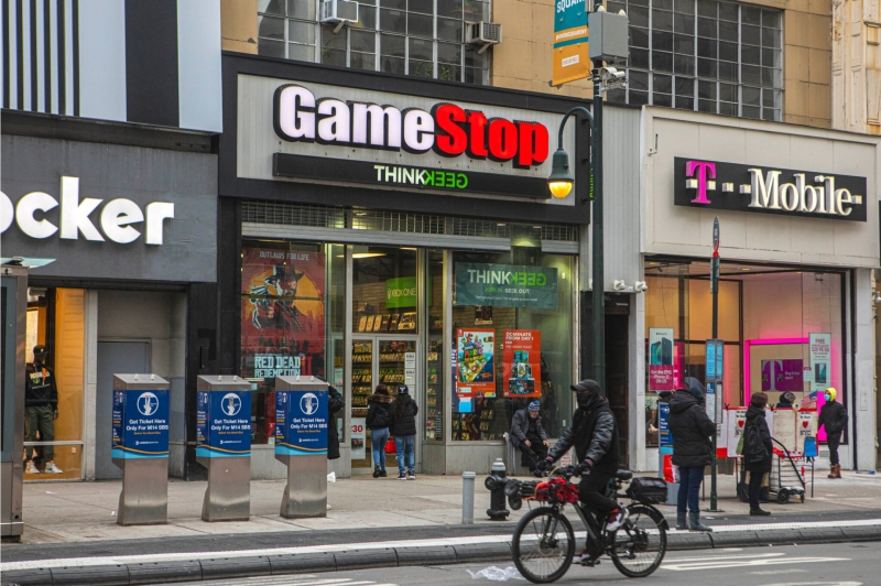 Số lượng cổ phiếu GameStop được giao dịch hàng ngày vào cuối tháng 1